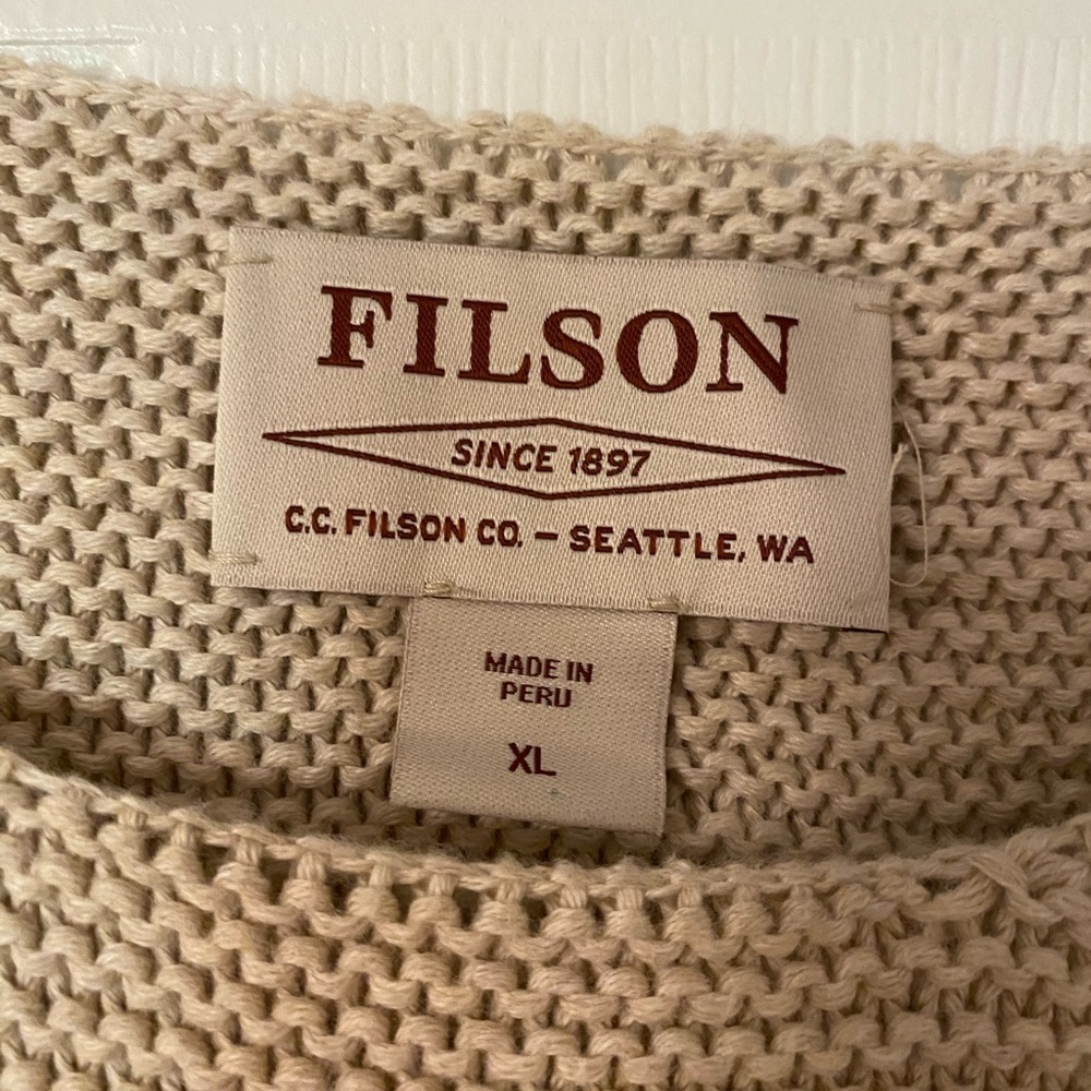 FILSON WOMEN'S LAKE QUINAULT CREWNECK SWEATER | COTTON - Picture 3 of 5